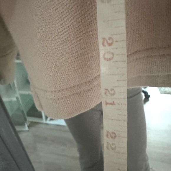 MADEWELL Cotton-Hemp Oversized Polo Sweatshirt in Avalon‎ Pink XXS - Picture 12 of 12